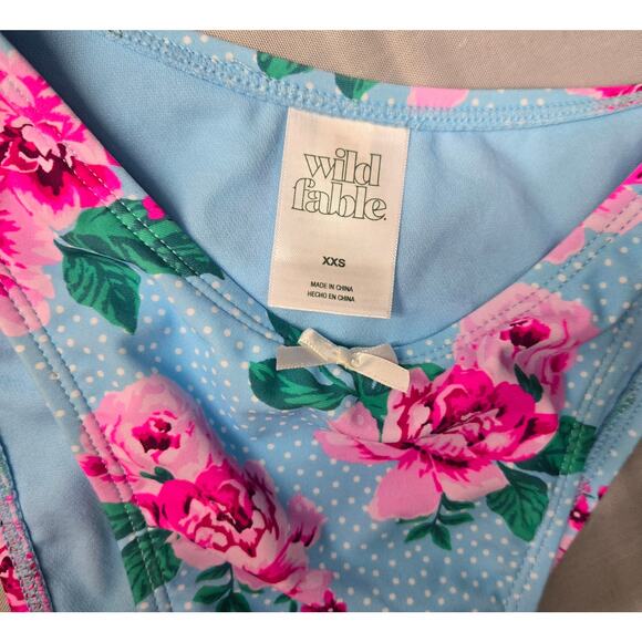 Wild Fable XXS (00) Bikini Floral NWT - Picture 8 of 10